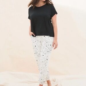 NWT Soma COOL NIGHTS Banded Bottom/ Short Sleeve Pajama Set